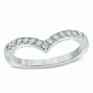 1/4 ctw white gold ring